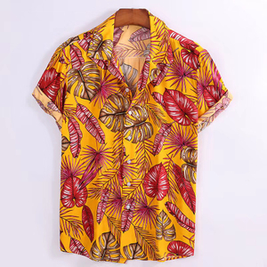 Stockpapa Shein , Men's Many color print casual shirts 