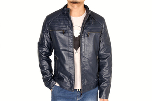 Men's High Quality Wash Pu Jacket in Stock