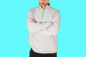 Men's Active 1/4 zipper pullover , SP9968-PP