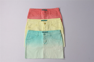Ladies 3 Colors Denim Skirts