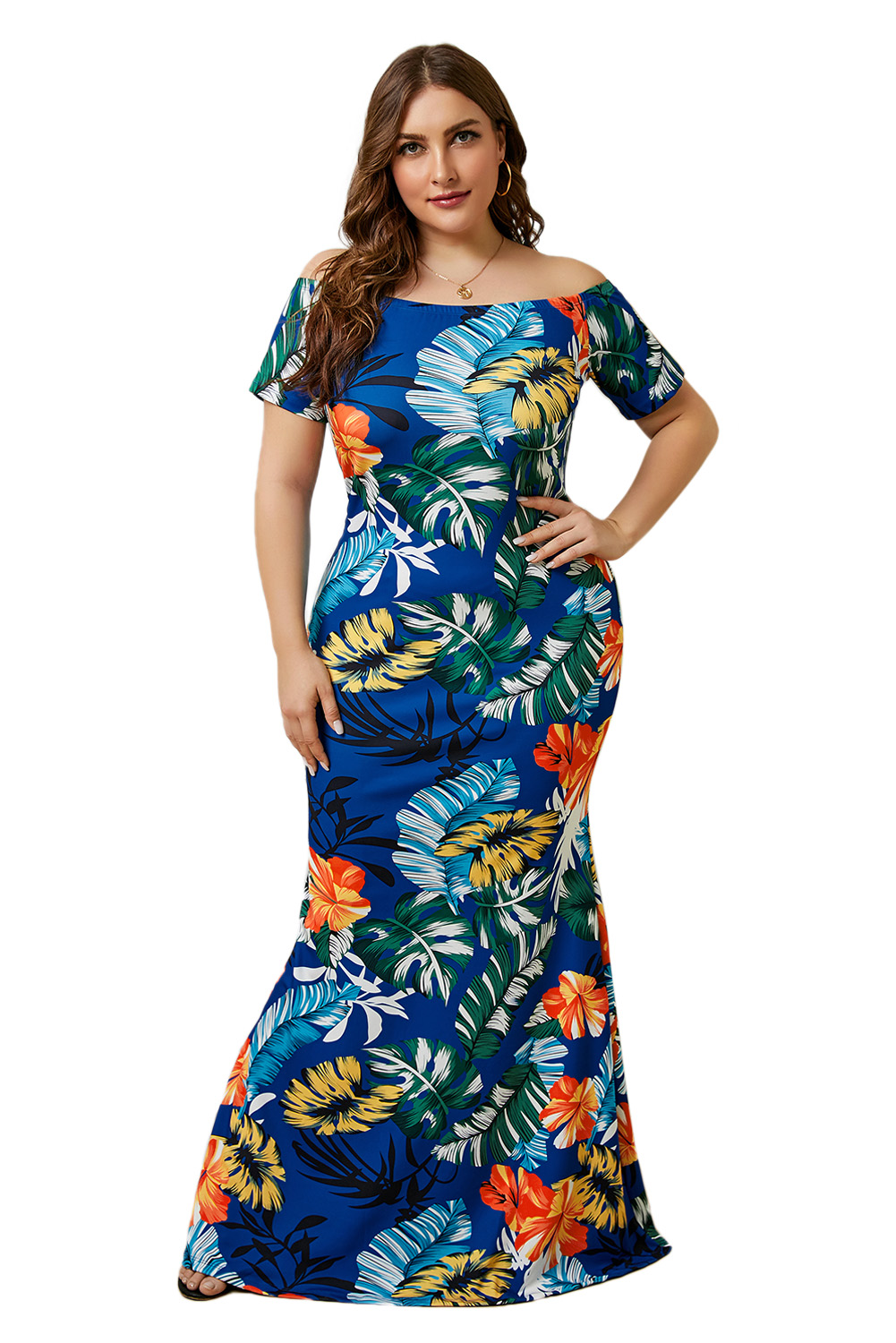 Wholesale Ladies Plus size Maxi Dress