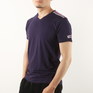  Whloesale Men's V Neck Cotton Spandex Tee