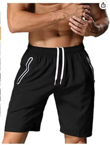 Men's 4 Way Spandex Active Woven Shorts in Stock 